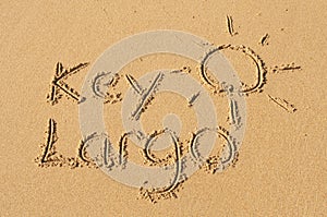 Kay Largo in the Sand photo