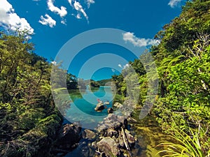 Kayak in Abel Tasman in New Zealand