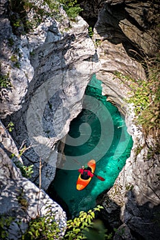 Kayak adventure in the Canyon