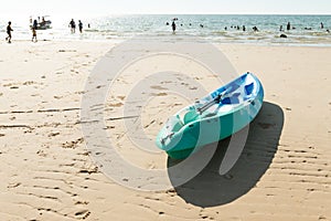 Kayak on beach