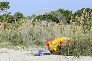 Kayak & Beach Toys Await