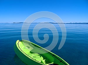 Kayak on calm