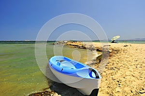 Kayak Canoe at Water's Edge