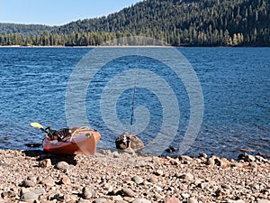 Kayak, Donner Lake, California photo