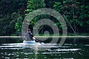 Kayak Fishing On Sauk River