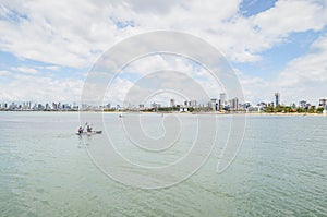 Kayak at Praia do Bessa, Joao Pessoa