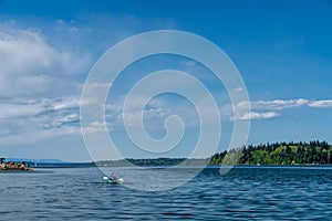 Kayak Puget Sound On Budd Inlet