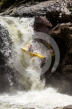 Kayak Waterfall Jump