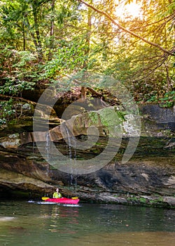 Kayaking on Grayson Lake