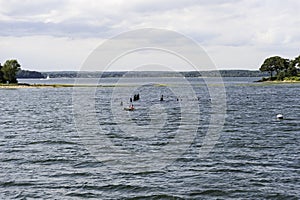 Kayaker Casco Bay