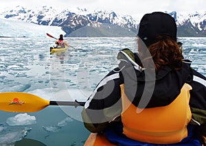 Kayaking Aialik Bay, Kenai Fjords National Park AK