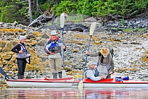 Kayaking Alaska - Ready for Departure