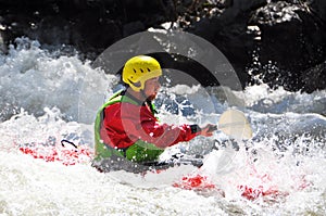 Kayaking as extreme and fun sport