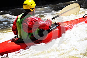 Kayaking as extreme and fun sport