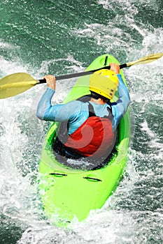 Kayaking as extreme and fun sport