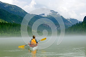 Kayaking in Banff