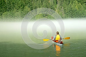 Kayaking in Banff