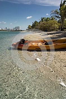 Kayaking in Biscayne Bay