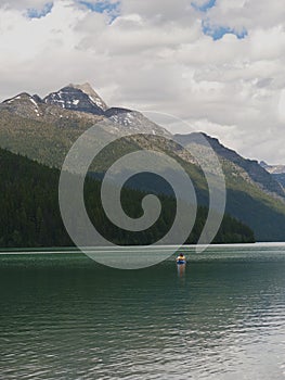 Kayaking at Bowman Lake