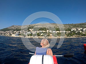 Kayaking in Dubrovnik Croatia