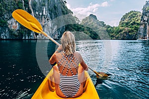 Kayaking in El Nido, Palawan, Philippines