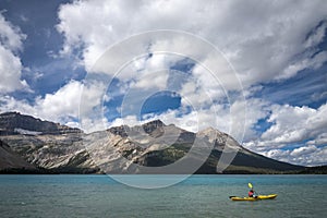 Kayaking a Glacial Lake