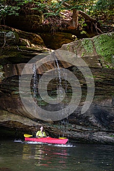 Kayaking on Grayson Lake