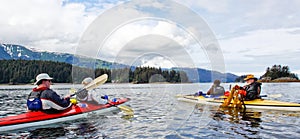 Kayaking for Lunch Kachemak Bay Alaska