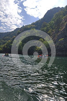 Kayaking in Matka Canyon North Macedonia