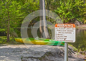 Kayaking on the Shingle Creek in the Shingle Creek Regional Park, Osceola County, Kissimmee, Florida