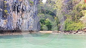 Kayaking in Thailand mangrove forest on island