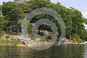 Kayaking - Thousand Islands, Ontario photo