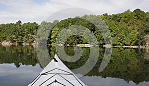 Kayaking on a Tranquil Lake