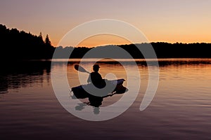 Kayaking at Twilight