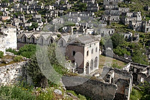 Kayakoy karmylassos old greek village in Fethiye,Turkey