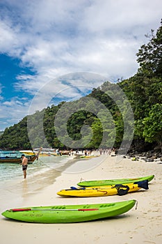 Kayaks in Koh Phi Phi