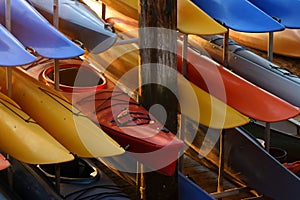 Kayaks in Racks photo