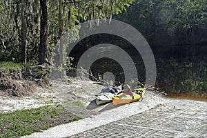 Kayaks on the Sante Fe