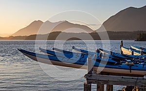 Kayaks at Tofino