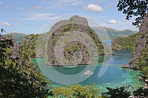 Kayangan lake or blue lagoon, Coron, Philippines