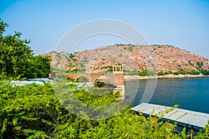 Kaylana Lake Jodhpur in Rajasthan, India. It is an artificial lake, built by Pratap Singh