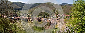 Kaysersberg, panorama of the village photo