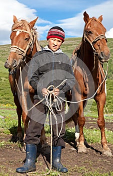 Kazakh boy