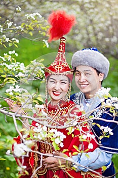 Kazakh love in Spring