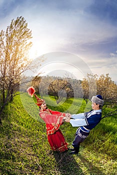 Kazakh young couple