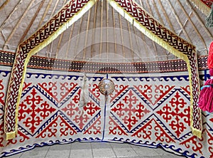 Kazakh yurt Interior