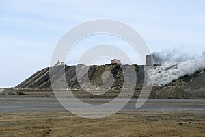 Kazakhstan, Central Asia. Mining