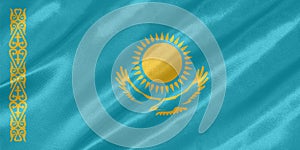 Kazakhstan Flag photo