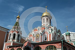 Kazan Cathedral in Moscow, Russia.