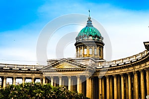 Kazan Cathedral in St Petersburg, Russia